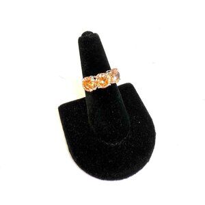 😍"Put a Ring On IT Event" Simulated Champagne Diamond Ring